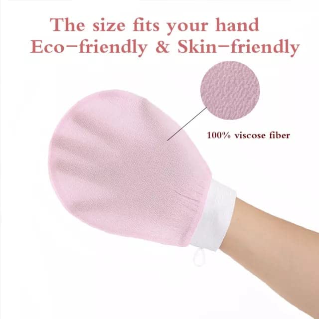 Exfoliating Gloves Mitt Removal