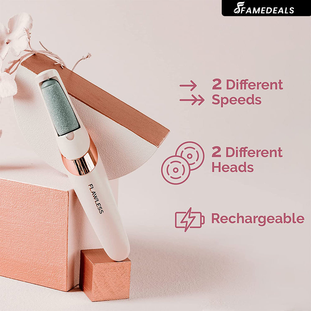 Finishing Touch Flawless Pedi Electronic Tool File and Callus Remover, Pedicure