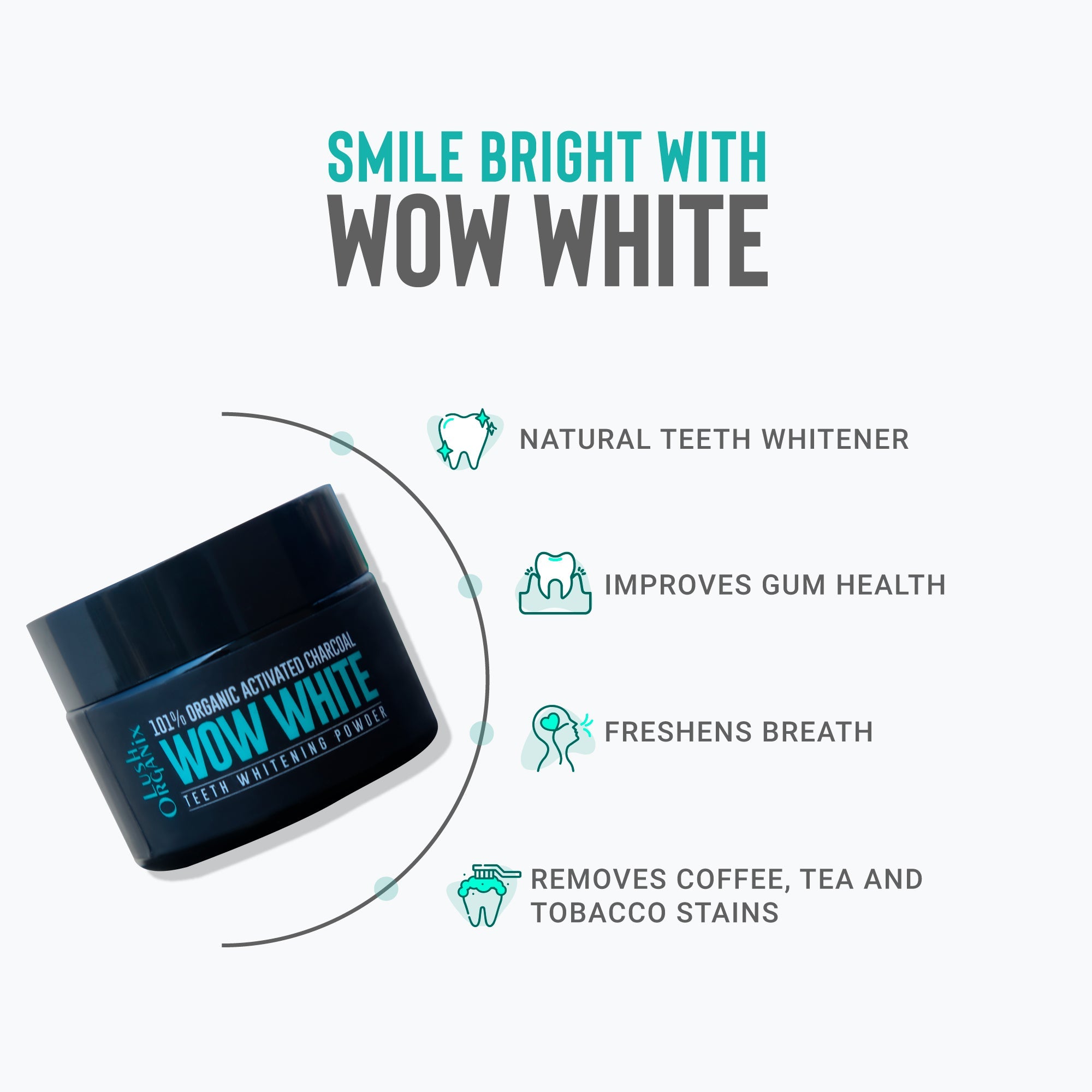 ESHOPZ (Activated Charcoal Teeth Whitening Powder)