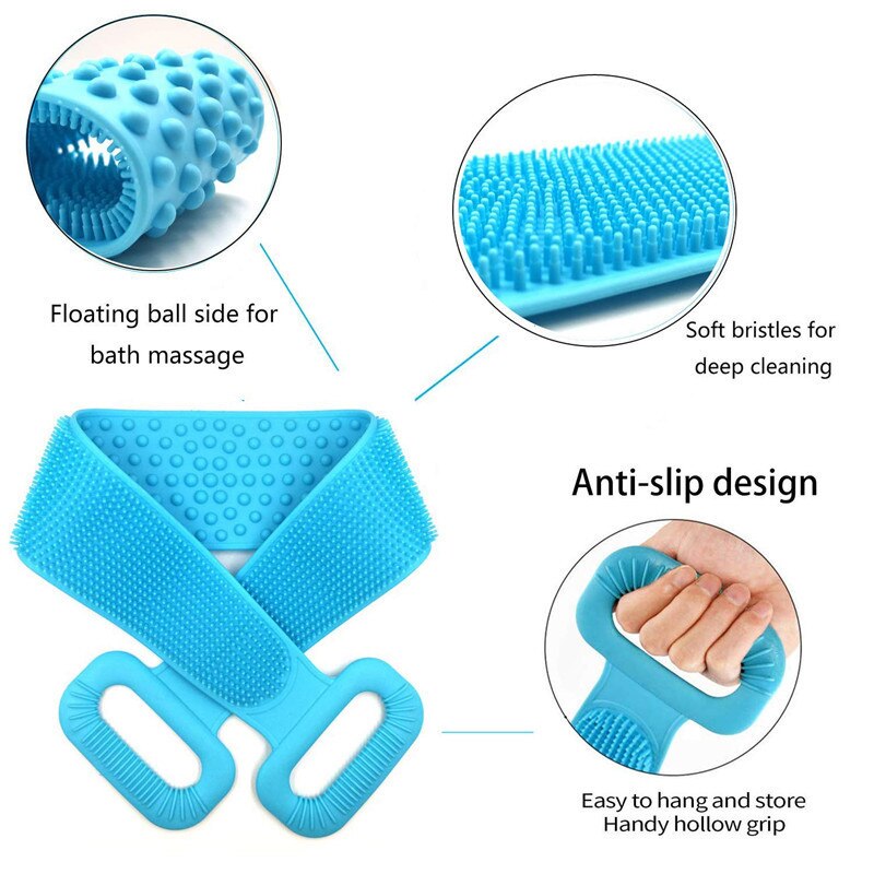 Exfoliating Body Silicone Brush Scrub