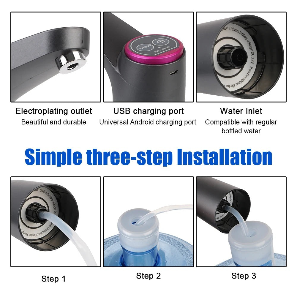 Electric Water Pump Charging Touch Control