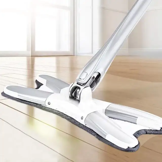 X-Shaped Mop With Steel Handle