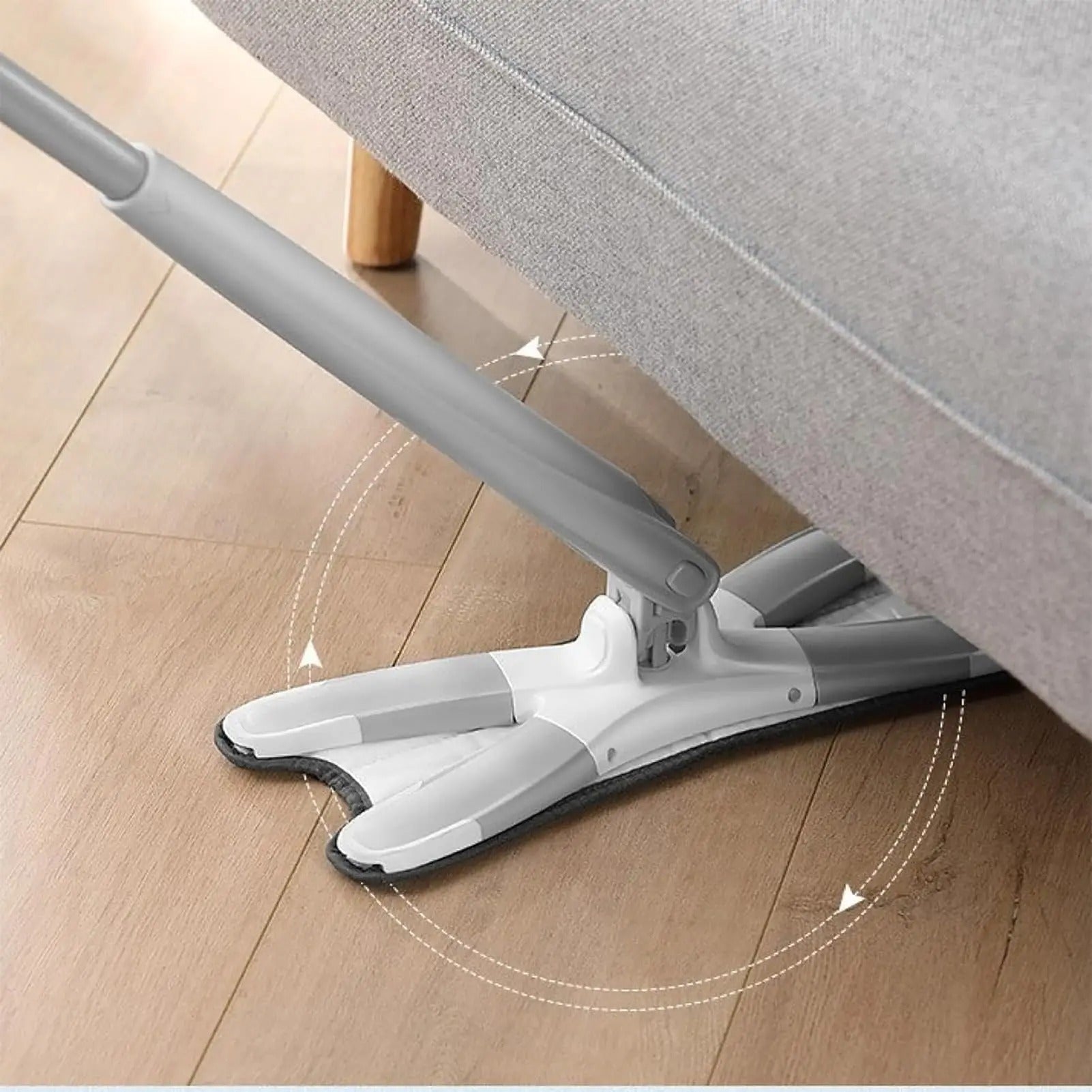 X-Shaped Mop With Steel Handle