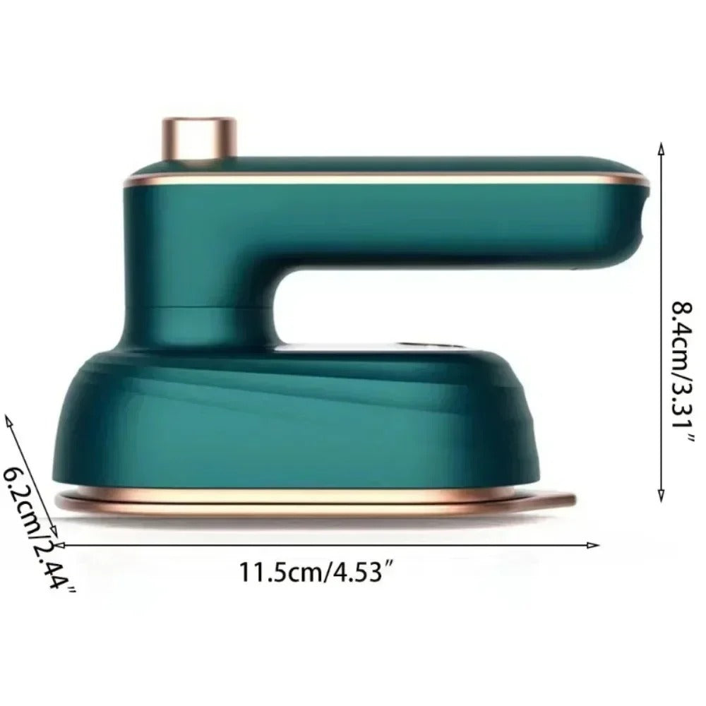 Portable Handheld Mini Steam Iron 180° Rotatable For Home & Travel