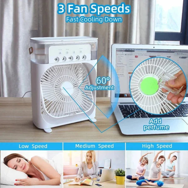 3 In 1 Air Humidifier Water Cooling Fan
